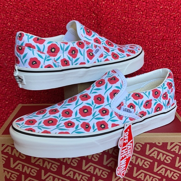 Vans Classic Slip-On Flowers True White WMNS - Picture 9 of 16